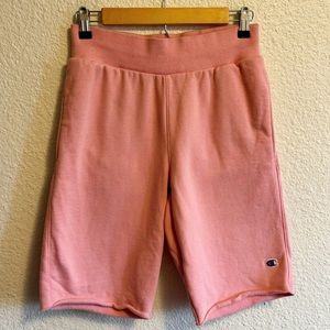 Champion Reverse Weave Bermuda Sweat Shorts Pink Women’s S